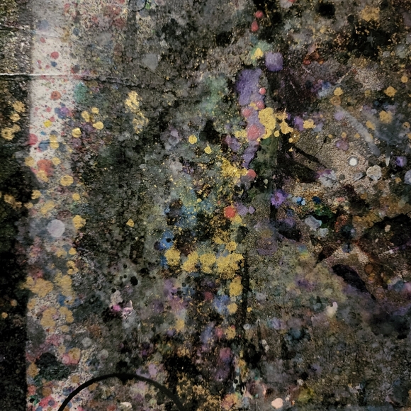 HANDCRAFTED Abstract Framed Painting HANDMADE Artwork HANDPAINTED Wall Art Decor - Picture 12 of 17